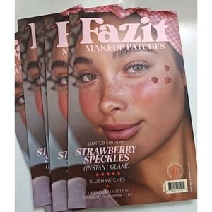 Fazit Strawberry Speckles Makeup Patches Limited Edition Blush x 5 Packs